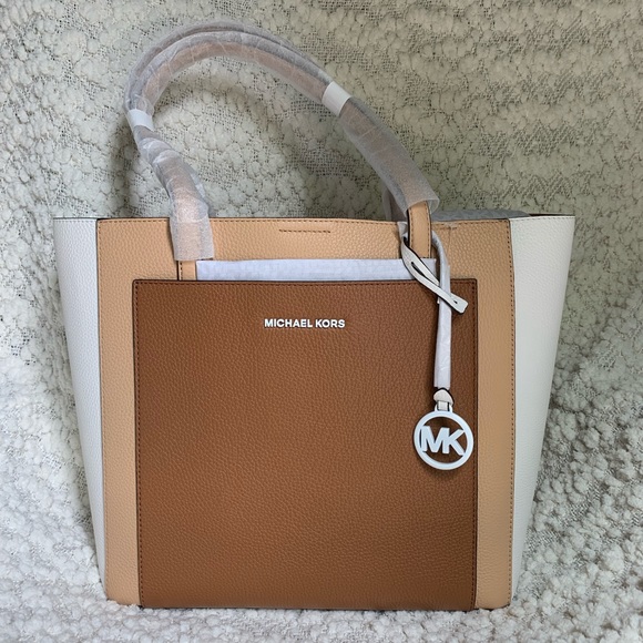 Michael Kors Gemma Large Colorblock Tote - Picture 2 of 8